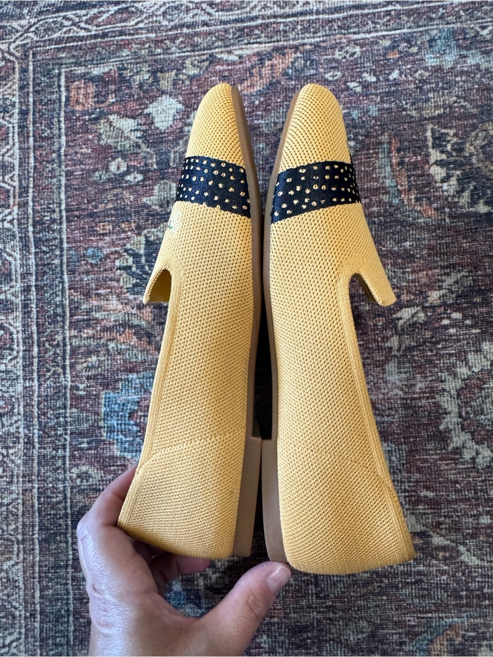 Vivaia Audrey Round Toe Embroidered Loafers  Polka Dot Kitty Cat EU 39 US 8 - Picture 9 of 12